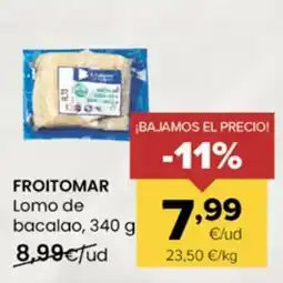 Autoservicios Familia FROITOMAR Lomo de bacalao oferta