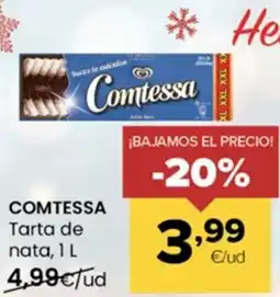 Autoservicios Familia COMTESSA Tarta de nata oferta