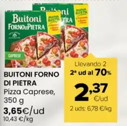 Autoservicios Familia BUITONI FORNO DI PIETRA Pizza Caprese oferta