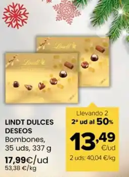 Autoservicios Familia LINDT DULCES DESEOS Bombones oferta