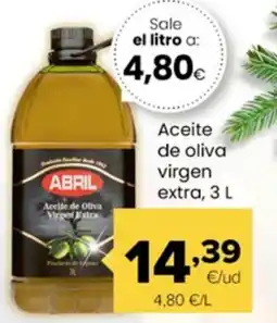 Autoservicios Familia ABRIL Aceite de oliva virgen extra oferta