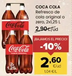 Autoservicios Familia COCA COLA Refresco de cola original o zero oferta