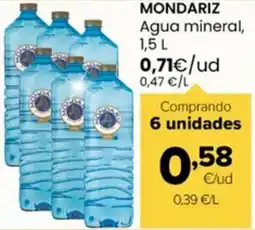 Autoservicios Familia MONDARIZ Agua mineral oferta