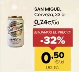 Autoservicios Familia SAN MIGUEL Cerveza oferta