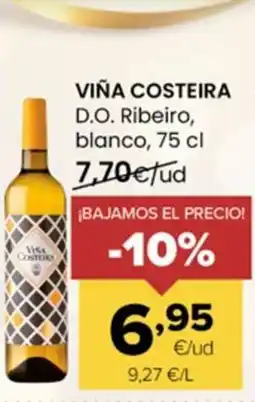 Autoservicios Familia VIÑA COSTEIRA D.O. Ribeiro, blanco oferta