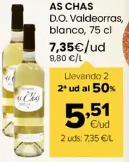 Autoservicios Familia AS CHAS D.O. Valdeorras, blanco oferta