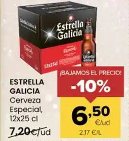 Autoservicios Familia ESTRELLA GALICIA Cerveza Especial oferta