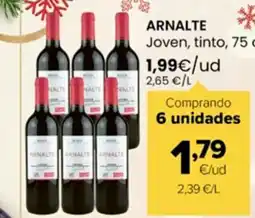 Autoservicios Familia ARNALTE Joven, tinto oferta