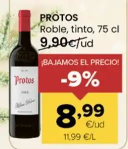 Autoservicios Familia PROTOS Roble, tinto oferta