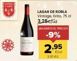 Autoservicios Familia LAGAR DE ROBLA Vintage, tinto oferta