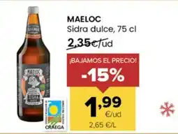 Autoservicios Familia MAELOC Sidra dulce oferta