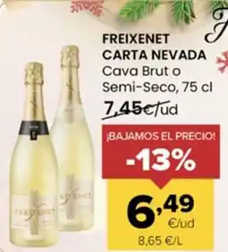 Autoservicios Familia FREIXENET Cava Brut o Semi-Seco oferta