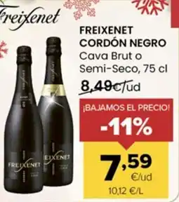 Autoservicios Familia FREIXENET Cava Brut o Semi-Seco oferta