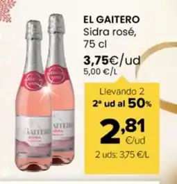 Autoservicios Familia EL GAITERO Sidra rosé oferta