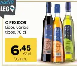 Autoservicios Familia O REXIDOR Licor, varios tipos oferta