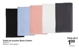 Zeeman Toalla de tocador Basic Cotton oferta