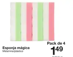 Zeeman Esponja mágica oferta