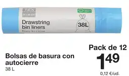 Zeeman Bolsas de basura con autocierre oferta
