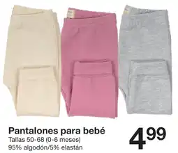 Zeeman Pantalones para bebé oferta