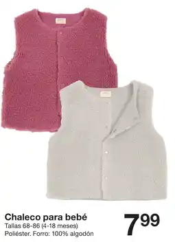 Zeeman Chaleco para bebé oferta