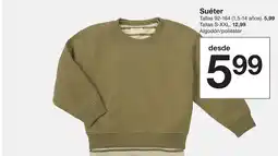 Zeeman Suéter oferta