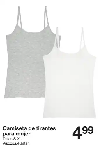 Zeeman Camiseta de tirantes para mujer oferta