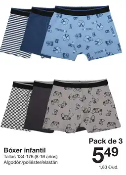 Zeeman Bóxer infantil oferta