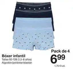 Zeeman Bóxer infantil oferta