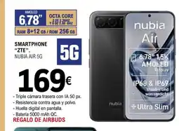 E.Leclerc ZTE Smartphone NUBIA AIR 5G oferta