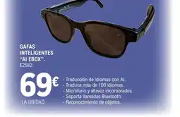 E.Leclerc AI EBOX Gafas inteligentes E2582 oferta