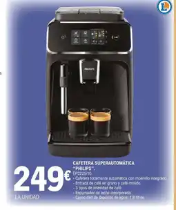 E.Leclerc PHILIPS Cafetera superautomática EP2225/10 oferta