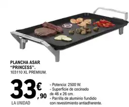 E.Leclerc PRINCESS Plancha asar oferta