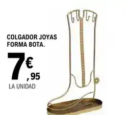E.Leclerc Colgador joyas forma bota oferta