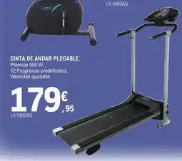 E.Leclerc Cinta de andar plegable oferta