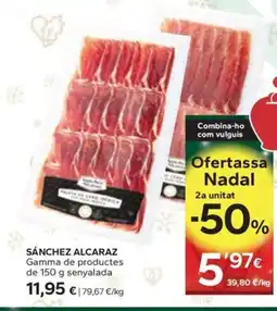 Caprabo SÁNCHEZ ALCARAZ Gamma de productes oferta