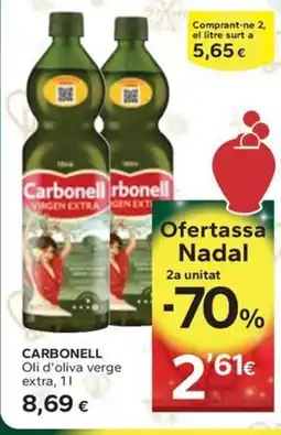Caprabo CARBONELL Oli d'oliva verge oferta