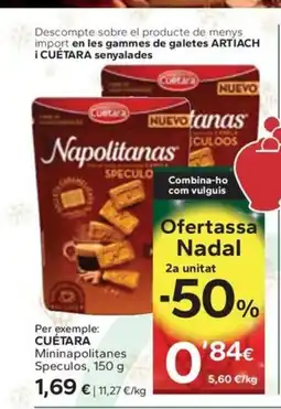 Caprabo CUÉTARA oferta