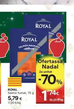 Caprabo ROYAL Salmó fumat oferta