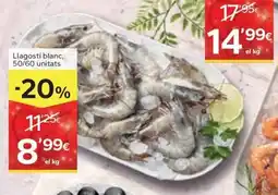 Caprabo Llagostí blanc, 50/60 unitats oferta