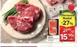 Caprabo EROSKI Entrecot de boví pretallat oferta