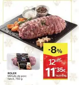 Caprabo ROLER Milfulls de porc farcit oferta