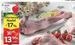 Caprabo EROSKI Cuixa de cabrit envasada al buit oferta