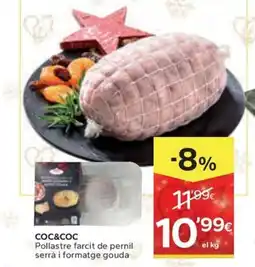 Caprabo COC&COC Pollastre farcit de pernil serrà i formatge gouda oferta