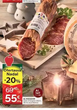 Caprabo EL HOZADOR Llom d'engreix ibèric, 50% raça ibèrica oferta