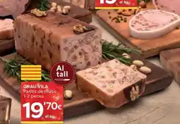 Caprabo GRAU VILA Pastís de músic oferta