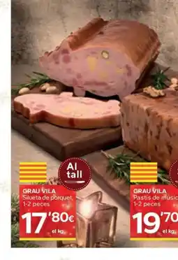 Caprabo GRAU VILA Silueta de porquet oferta