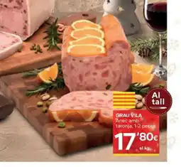 Caprabo GRAU VILA Anec amb taronja oferta