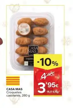 Caprabo CASA MAS Croquetes casolanes oferta