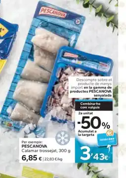 Caprabo PESCANOVA Calamar trossejat oferta