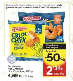 Caprabo PESCANOVA Lluc Crunchyx oferta
